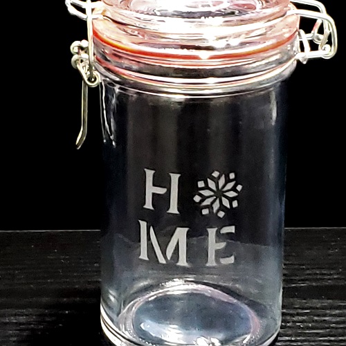 Snowflake Home Jar